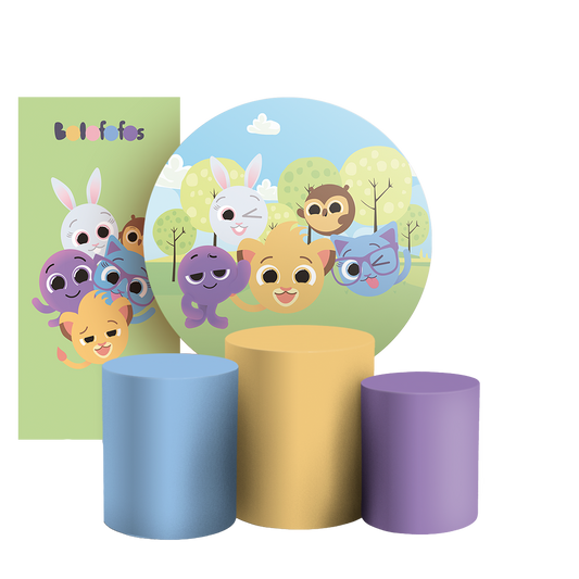 Arte Digital Painel de Festa - Bolofofos 805176