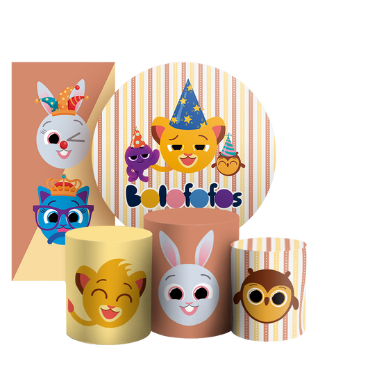 Arte Digital Painel de Festa - Bolofofos 805177