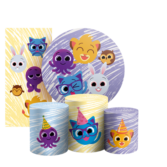 Arte Digital Painel de Festa - Bolofofos 805179