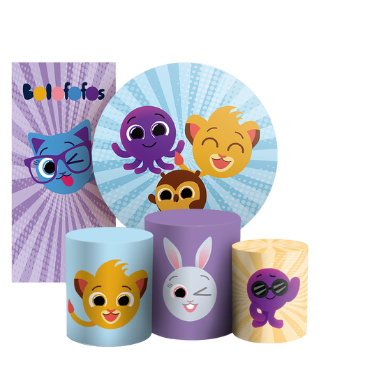 Arte Digital Painel de Festa - Bolofofos 805182