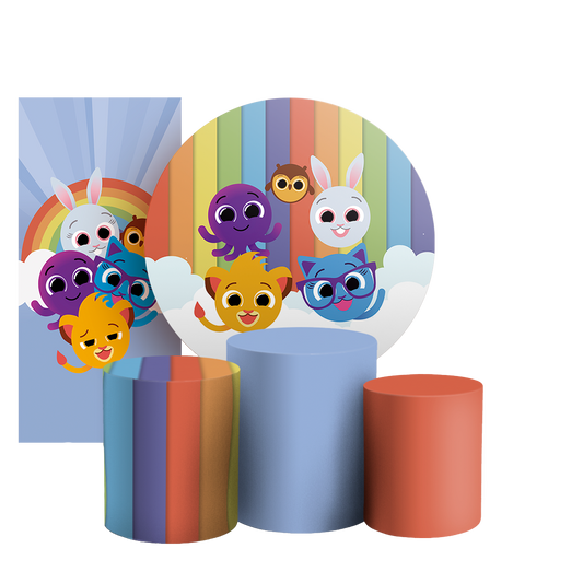 Arte Digital Painel de Festa - Bolofofos 805183