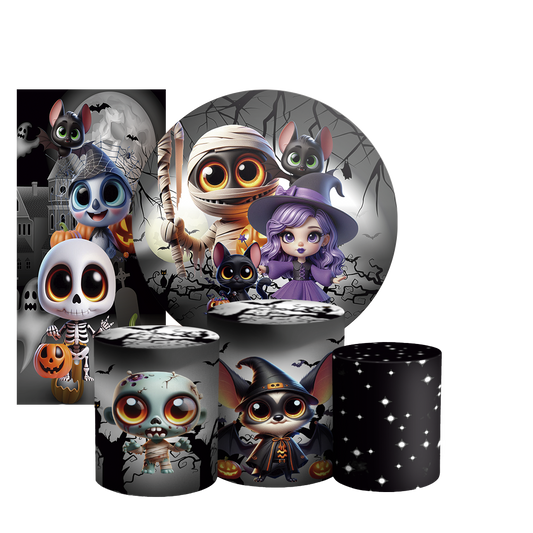Arte Digital Painel de Festa - Dia Das Bruxas Halloween 805220