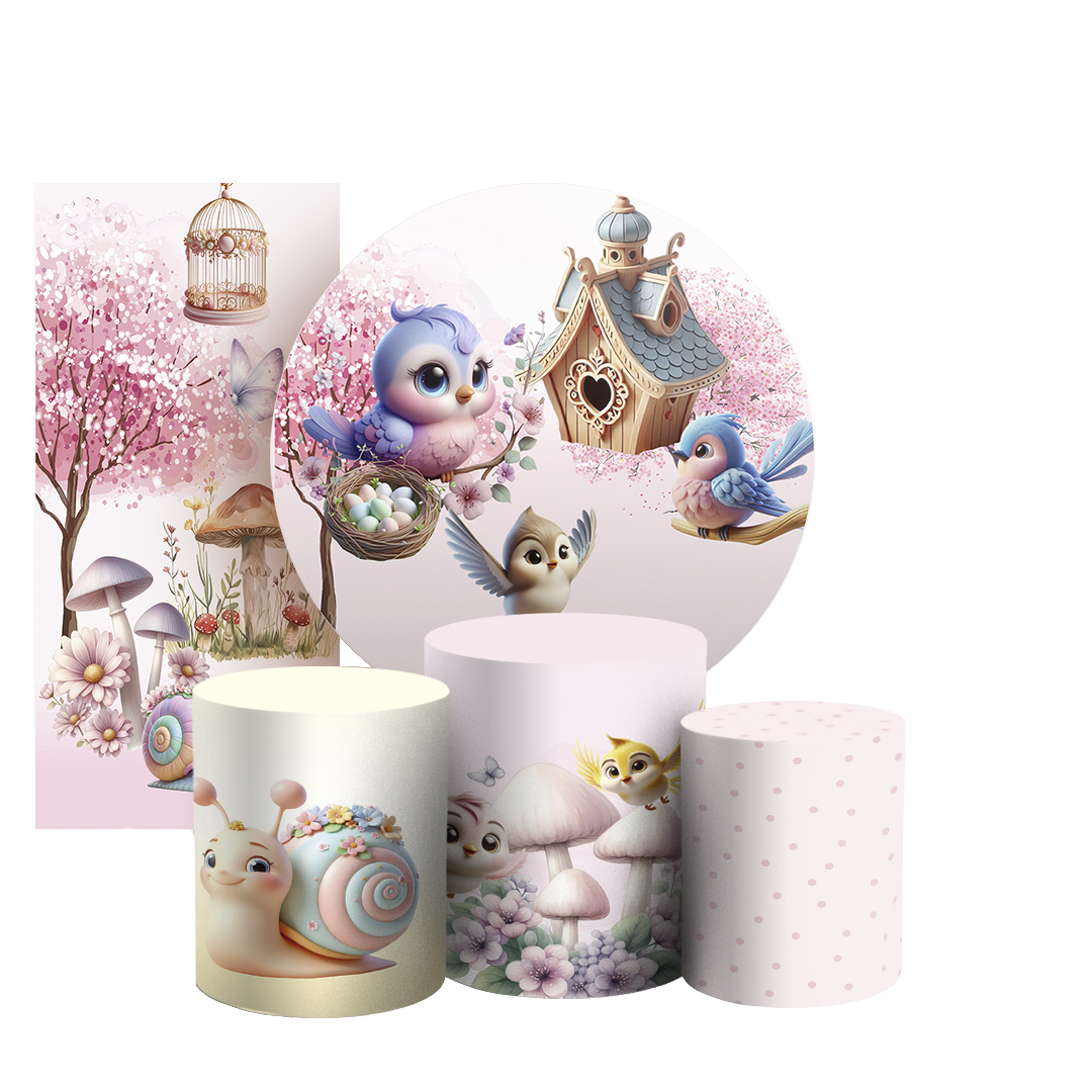 Arte Digital Painel de Festa - Jardim 805244