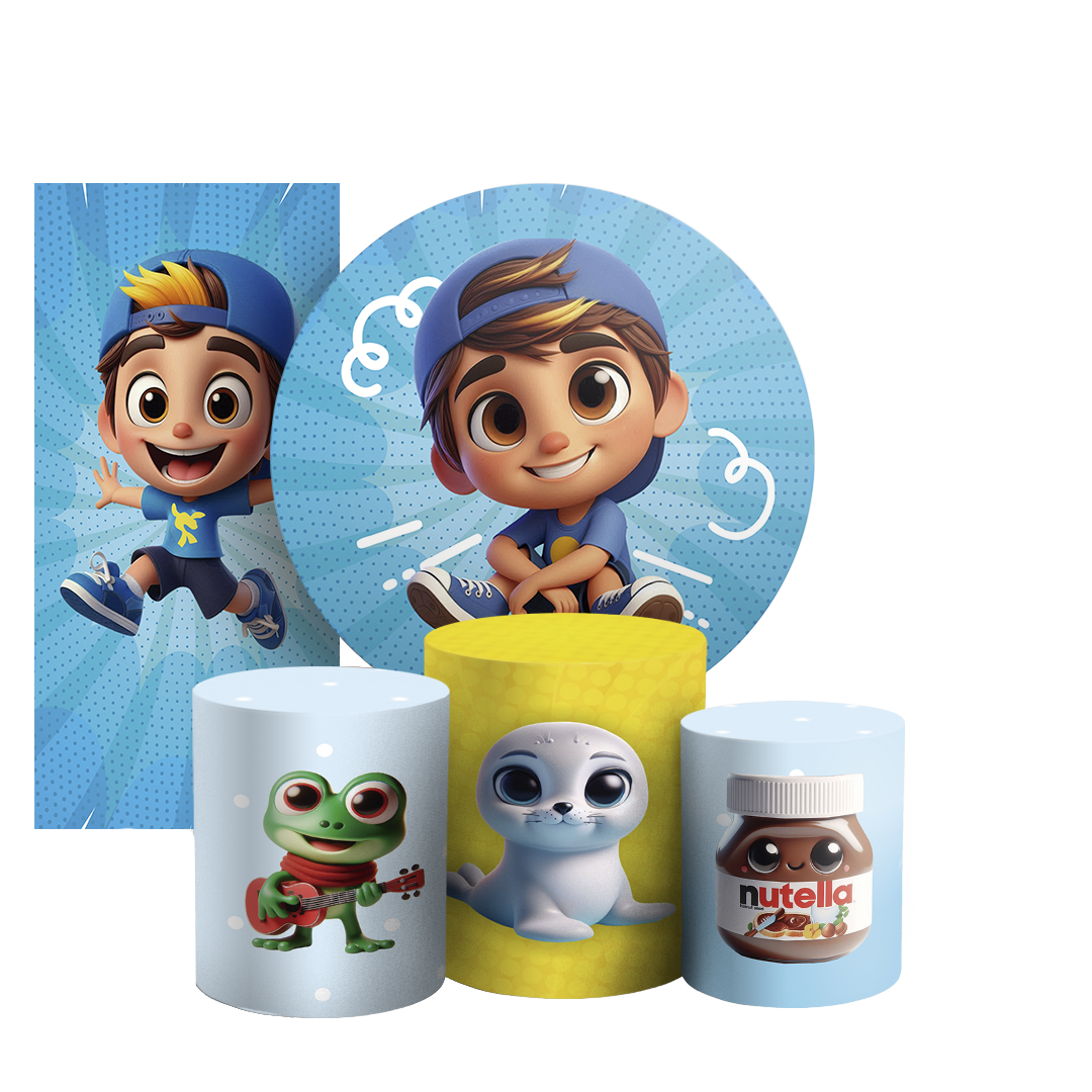 Arte Digital Painel de Festa - Luccas Neto 805249