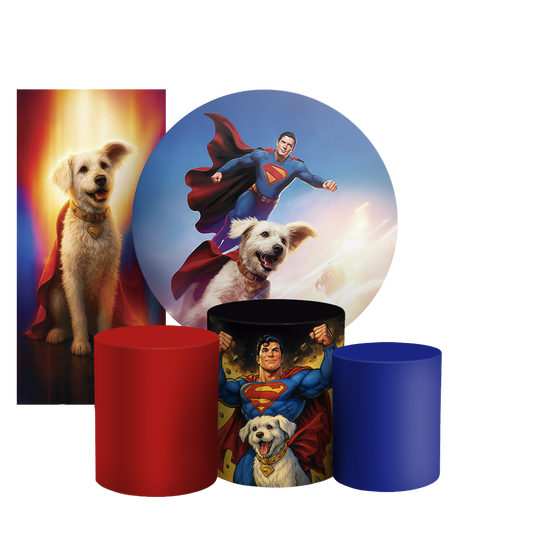 Arte Digital Painel de Festa - Superman 805270