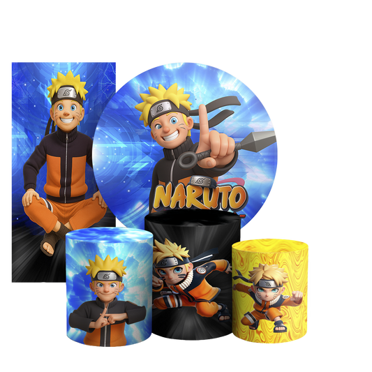 Arte Digital Painel de Festa - Naruto 805558