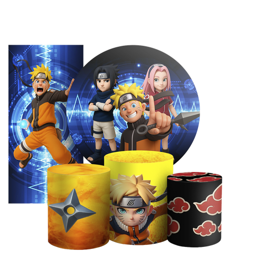Arte Digital Painel de Festa - Naruto 805559