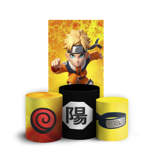 Arte Digital Painel de Festa - Naruto 805560