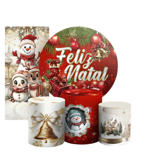 Arte Digital Painel de Festa - Natal 805561
