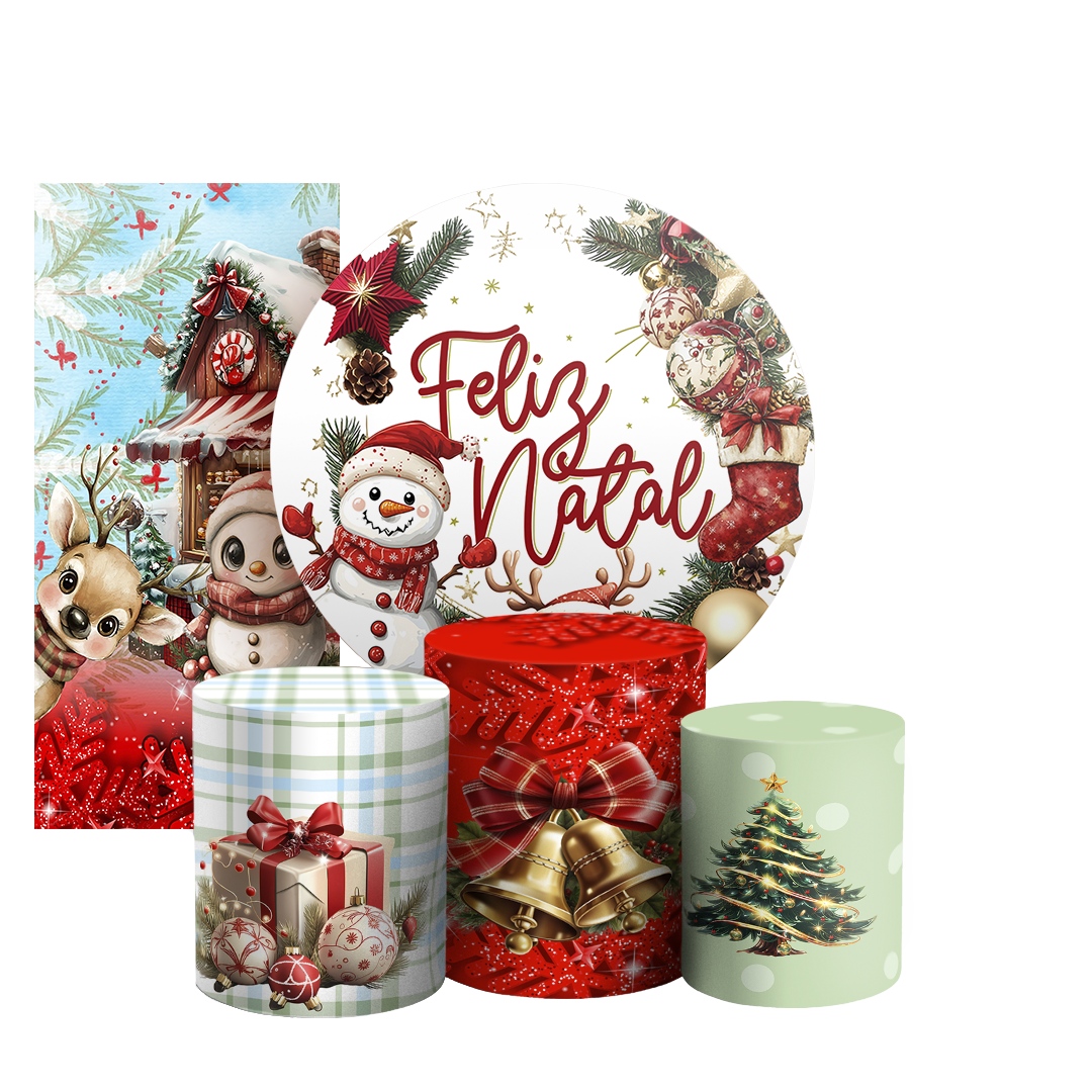 Arte Digital Painel de Festa - Natal 805562