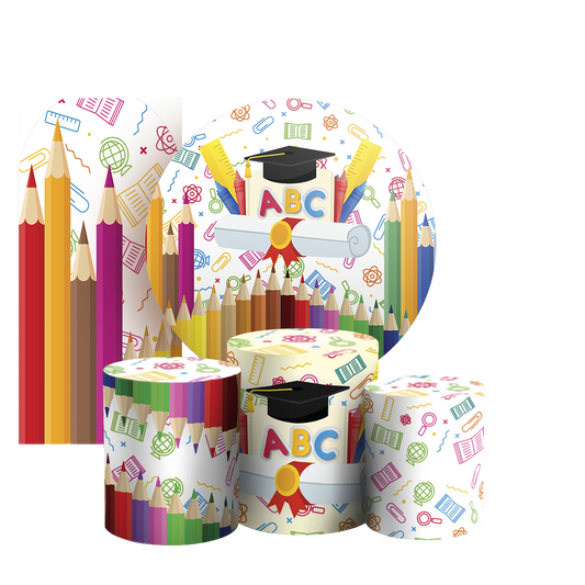 Arte Digital Painel de Festa - ABC 805593