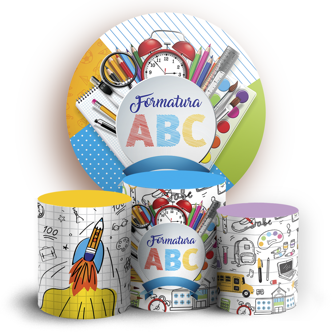 Arte Digital Painel de Festa - Formatura ABC 805601