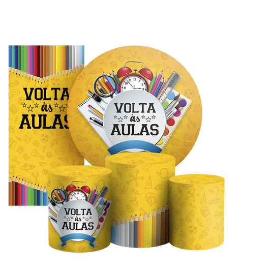 Arte Digital Painel de Festa - Volta as Aulas 805605