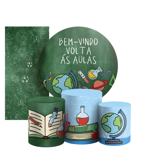 Arte Digital Painel de Festa - Volta as Aulas 805610