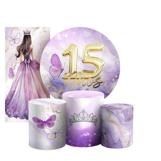 Arte Digital Painel de Festa - 15 Anos 805612