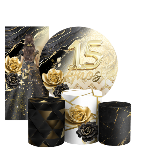 Arte Digital Painel de Festa - 15 Anos 805613