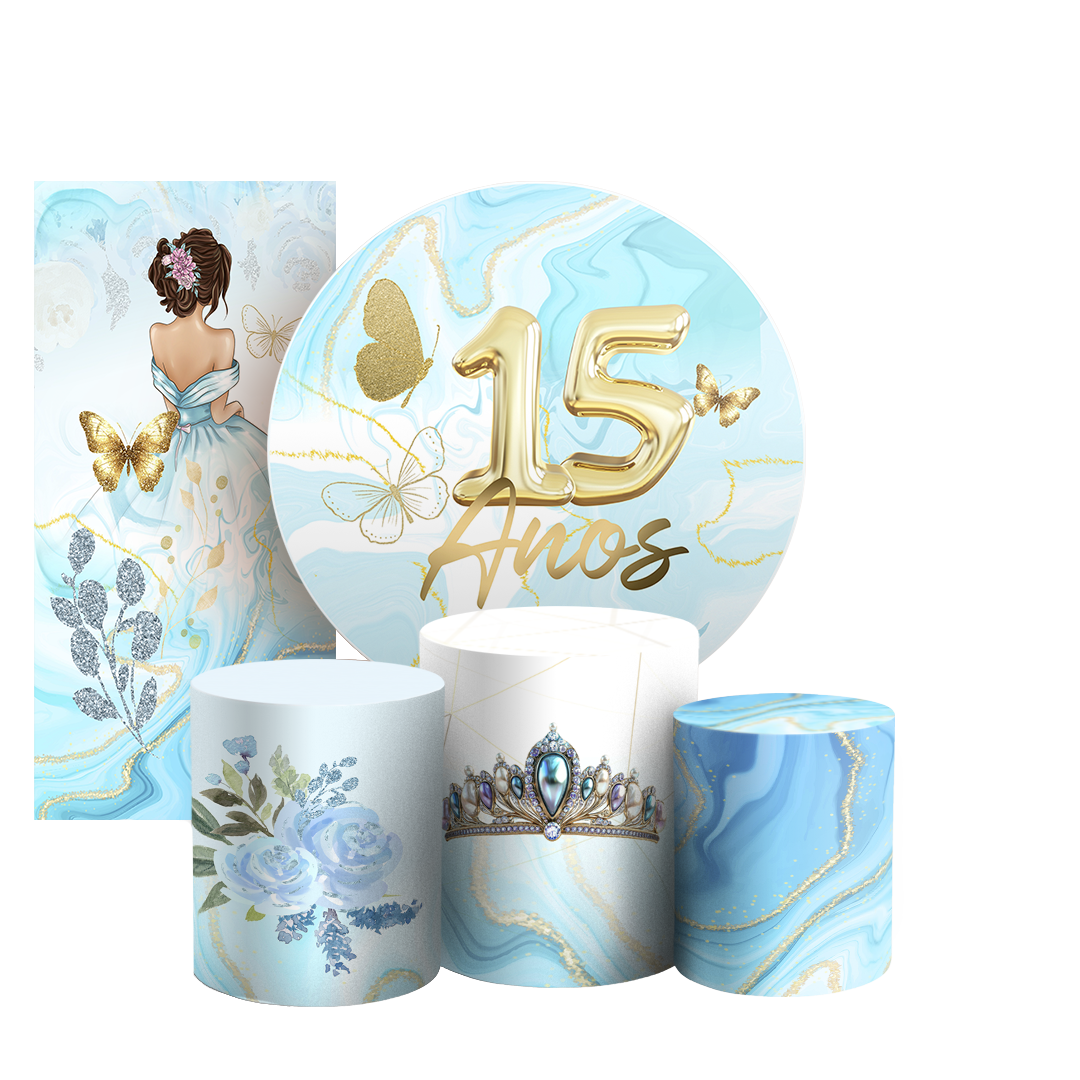 Arte Digital Painel de Festa - 15 Anos 805615