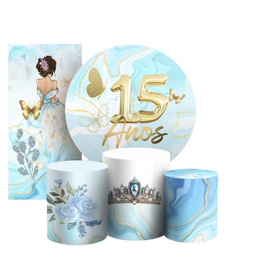 Arte Digital Painel de Festa - 15 Anos 805615