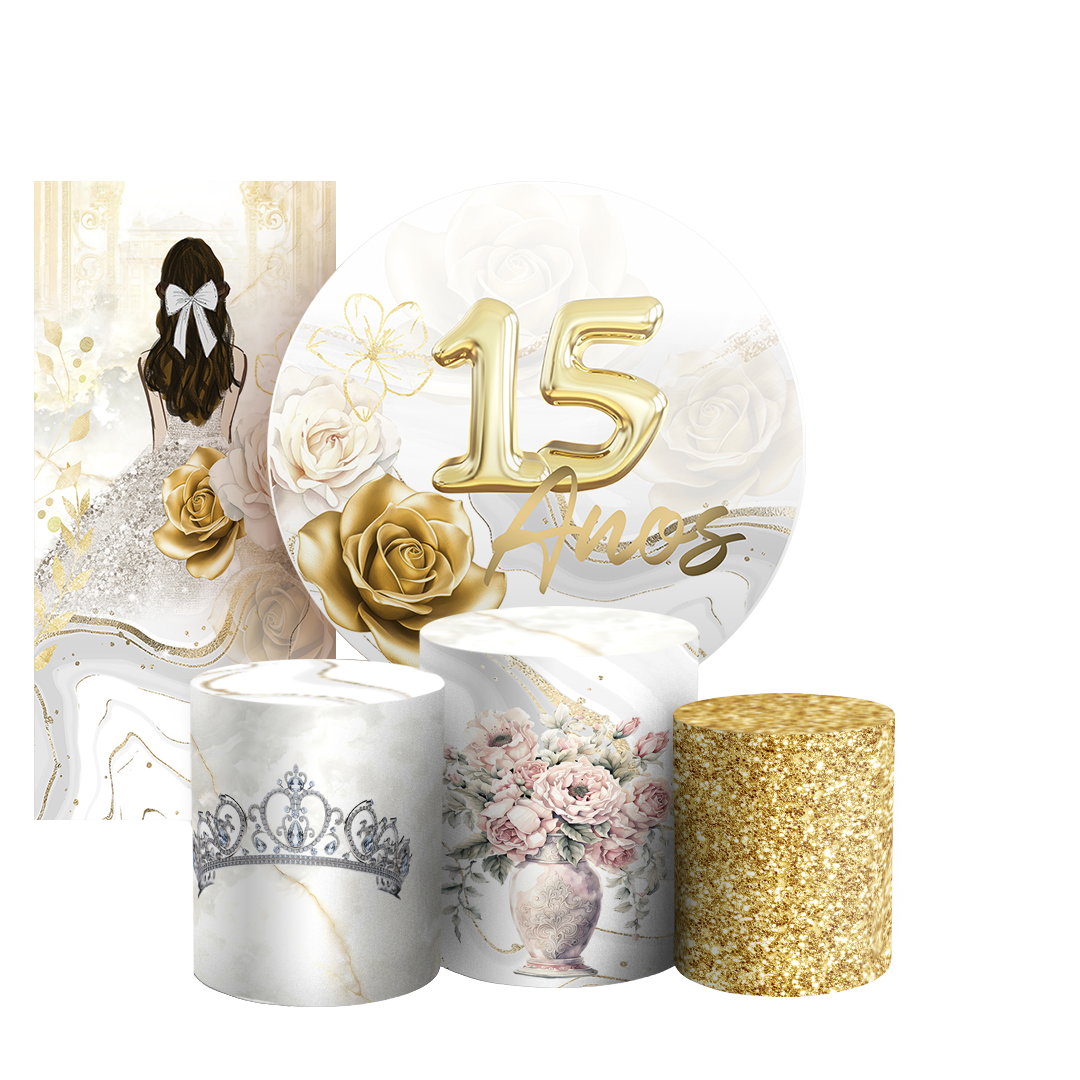 Arte Digital Painel de Festa - 15 Anos 805616