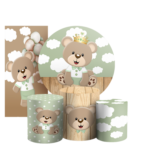 Arte Digital Painel de Festa - Urso 805634