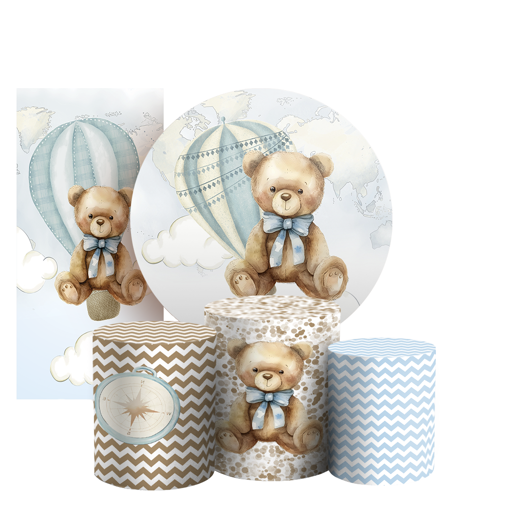 Arte Digital Painel de Festa - Urso 805637