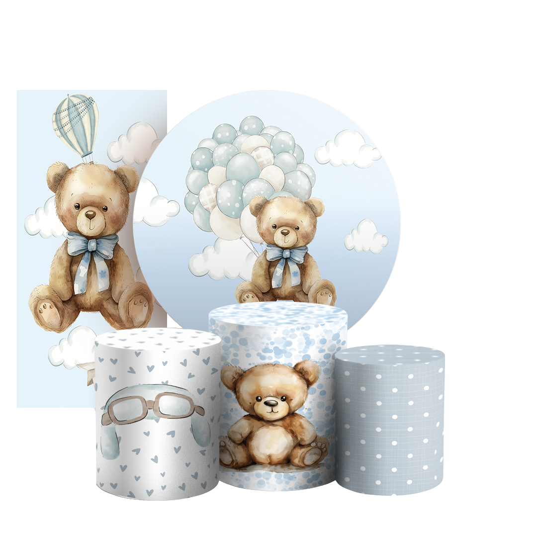 Arte Digital Painel de Festa - Urso 805638