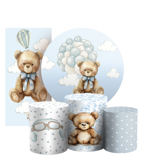 Arte Digital Painel de Festa - Urso 805638