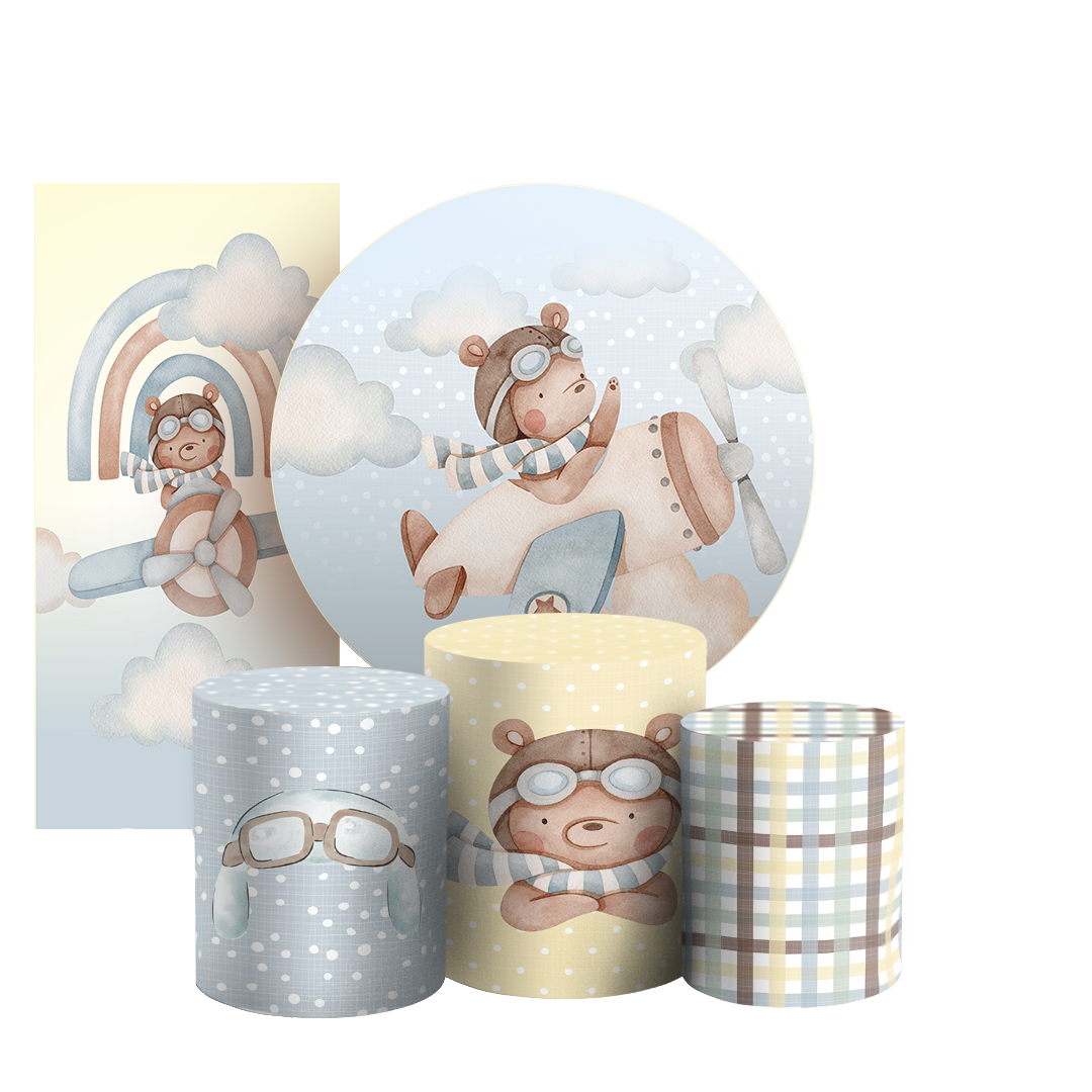 Arte Digital Painel de Festa - Urso 805640