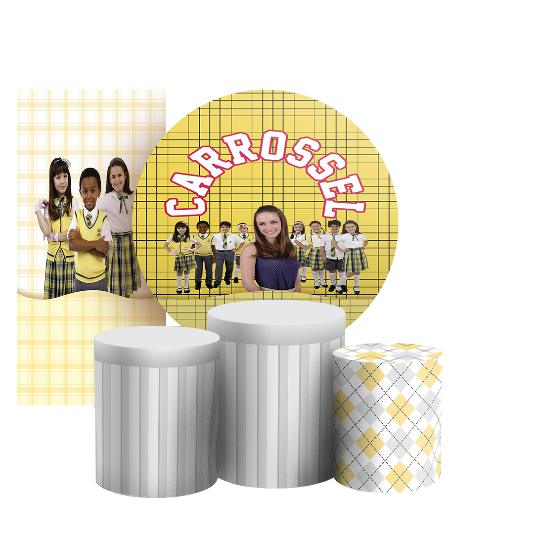 Arte Digital Painel de Festa - Carrosel SBT 805704