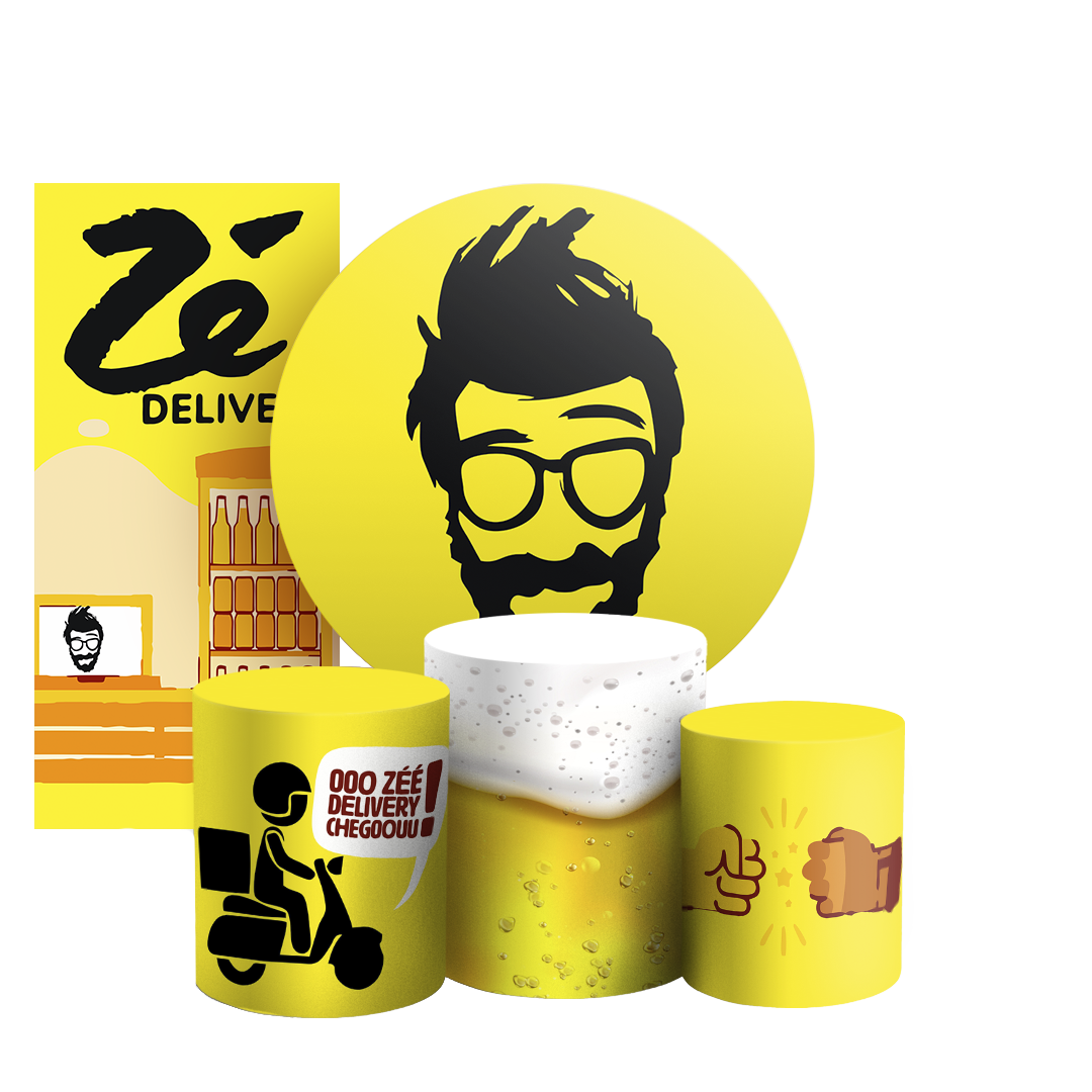 Arte Digital Painel de Festa - Ze Delivery 805708