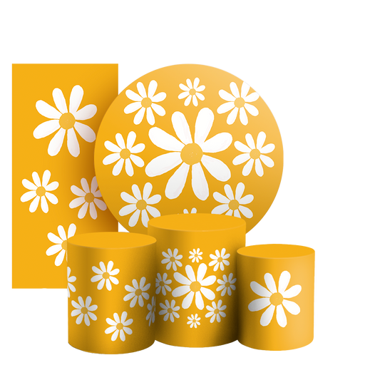 Arte Digital Painel de Festa - Flor Margarida 805713