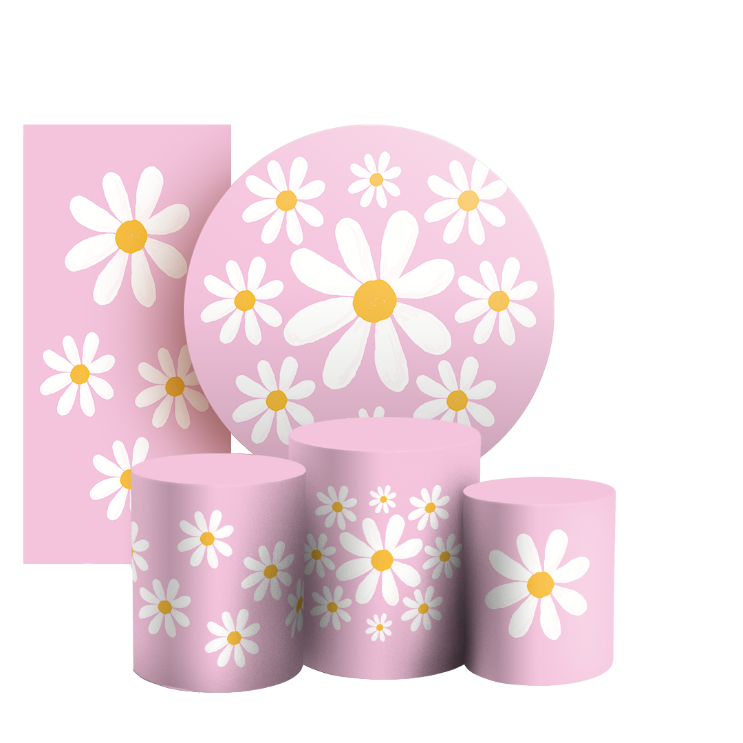 Arte Digital Painel de Festa - Flor Margarida 805717