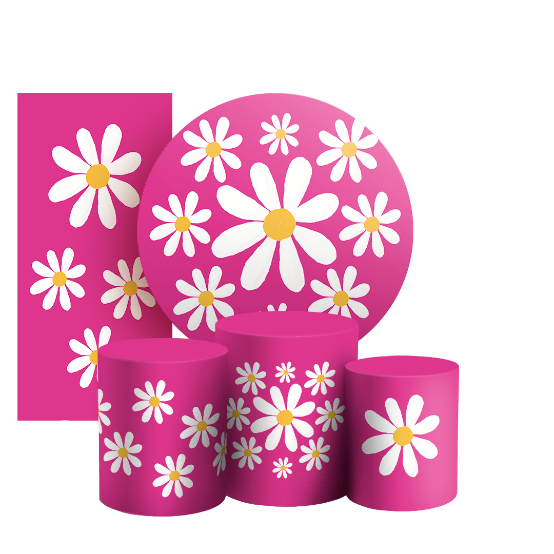 Arte Digital Painel de Festa - Flor Margarida 805718