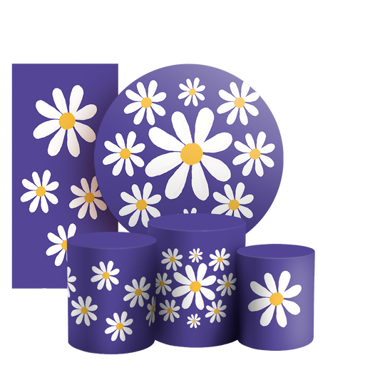 Arte Digital Painel de Festa - Flor Margarida 805719