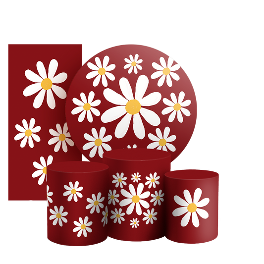 Arte Digital Painel de Festa - Flor Margarida 805720