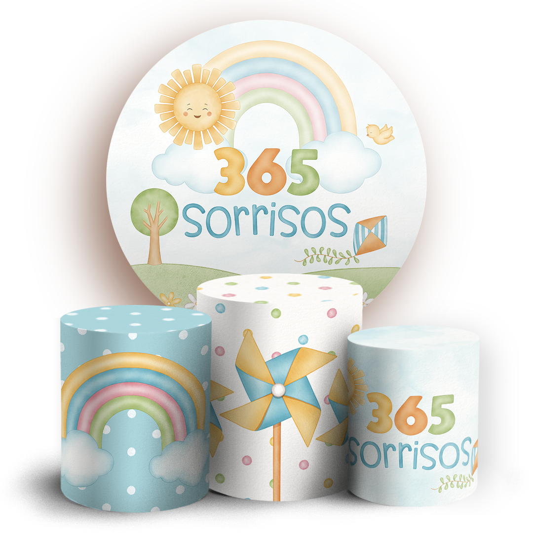 Arte Digital Painel de Festa - 365 Sorrisos 805725