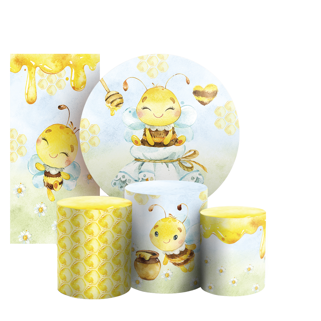 Arte Digital Painel de Festa - Abelha 805730