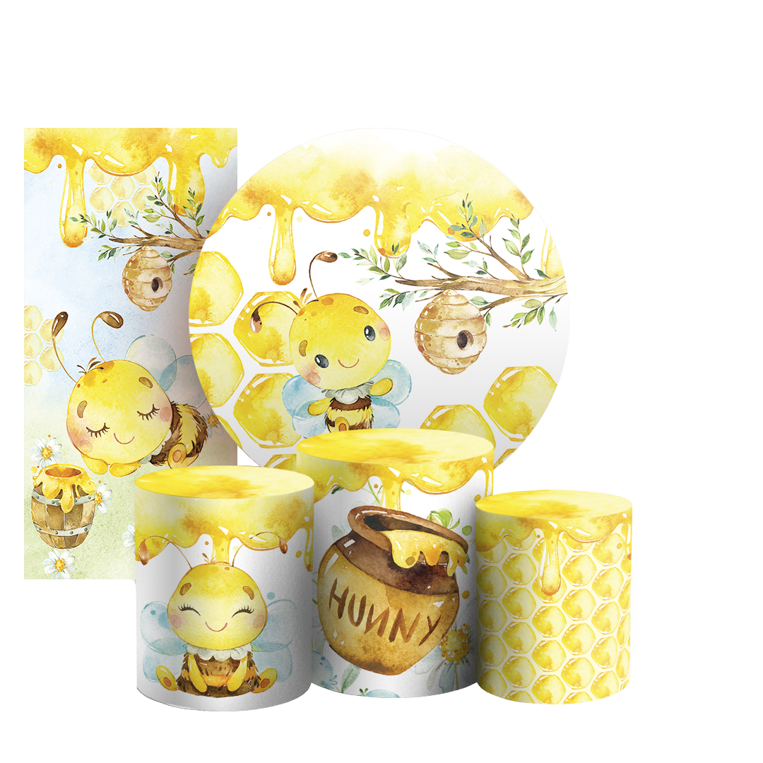 Arte Digital Painel de Festa - Abelha 805731