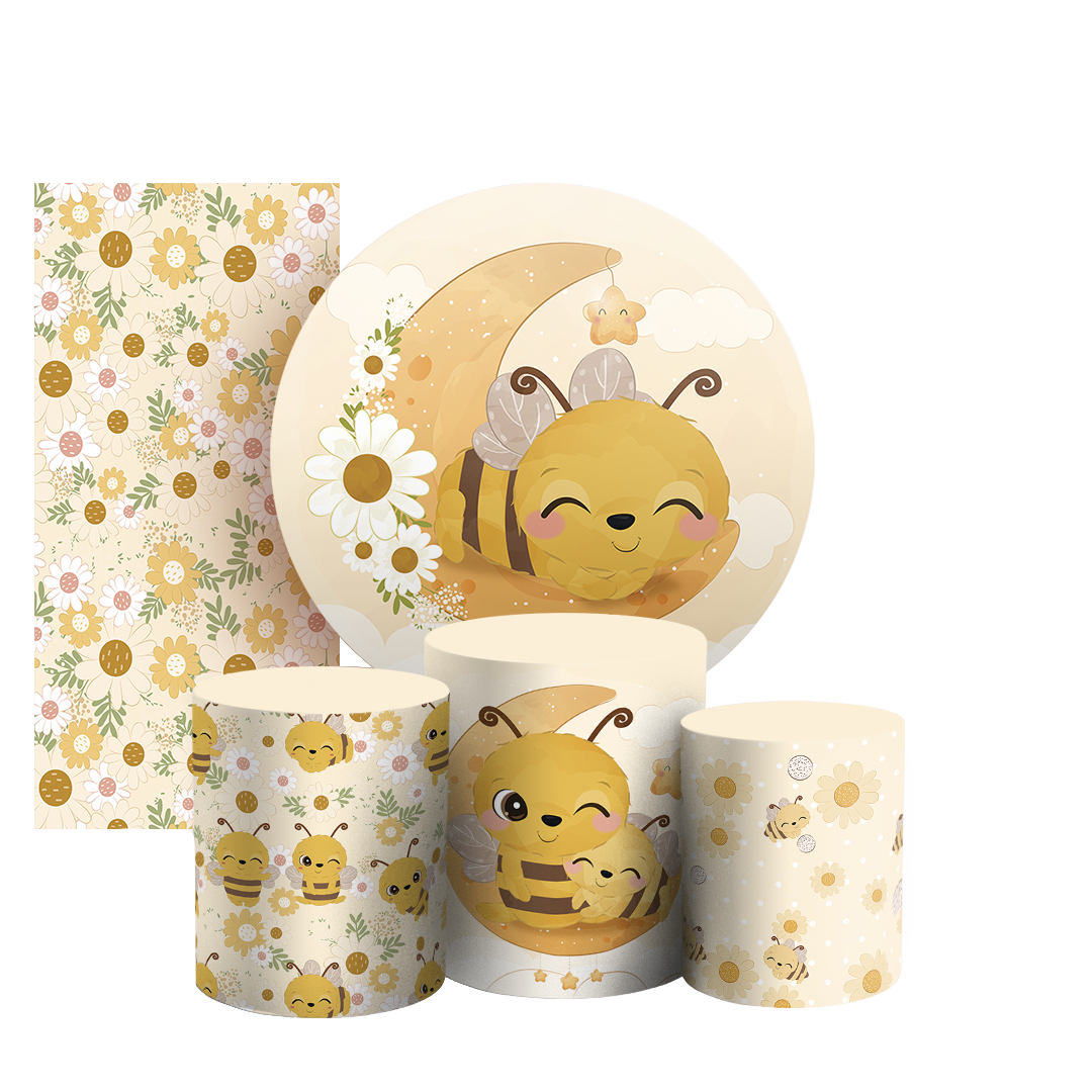 Arte Digital Painel de Festa - Abelha 805732