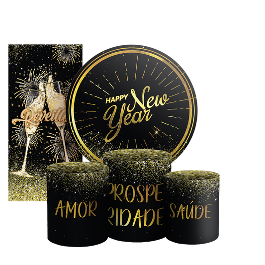 Arte Digital Painel de Festa - Ano Novo 805739