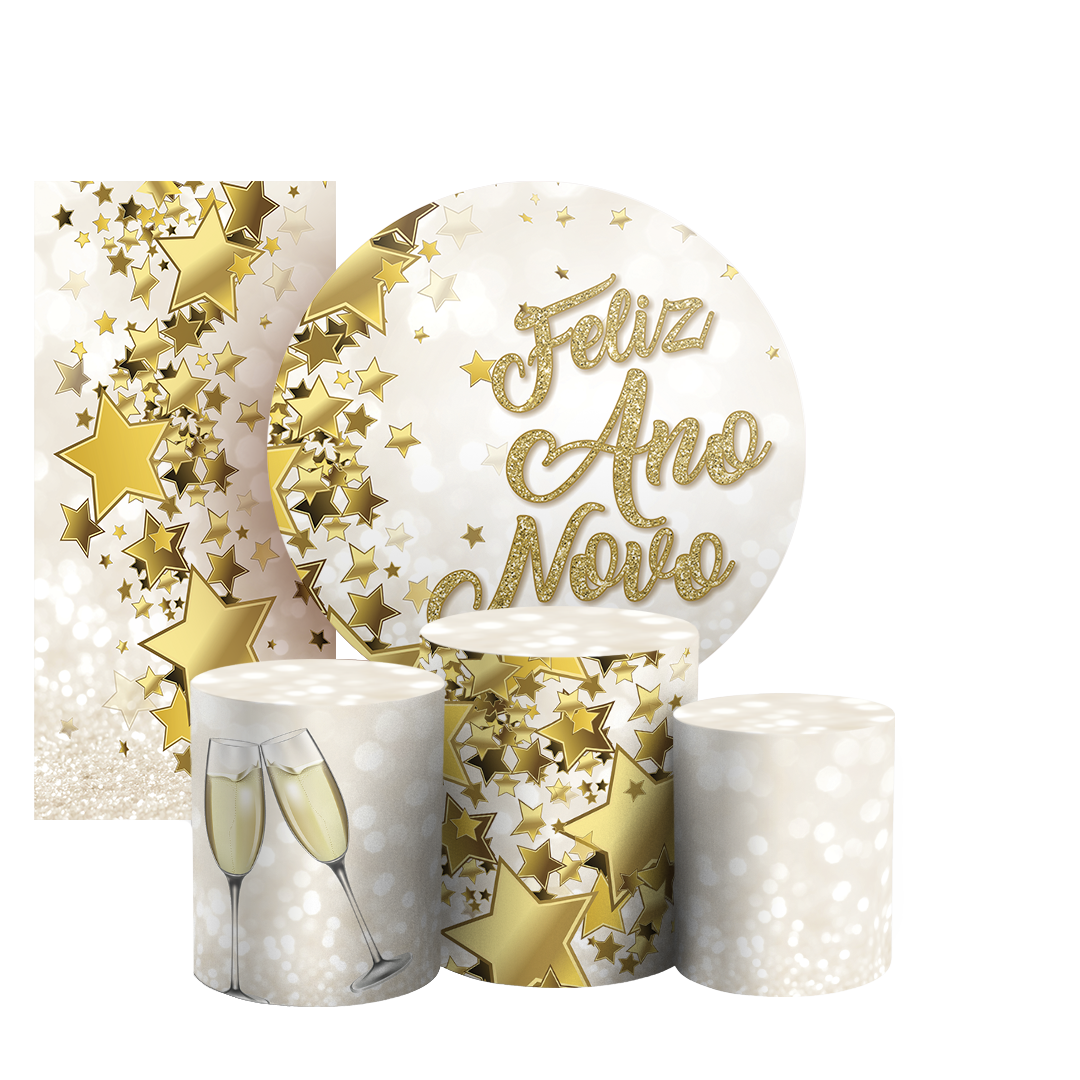 Arte Digital Painel de Festa - Ano Novo 805742