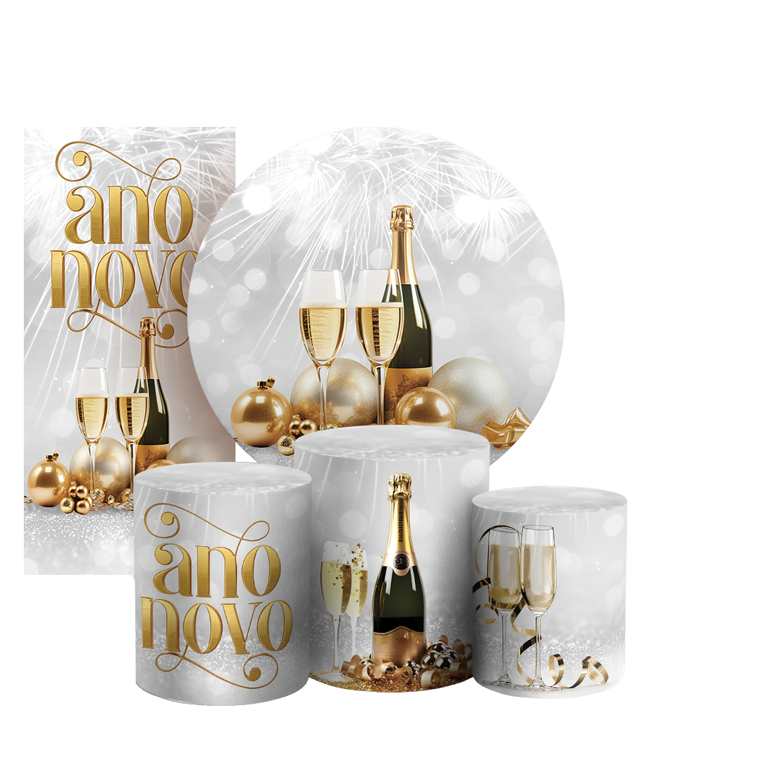 Arte Digital Painel de Festa - Ano Novo 805748