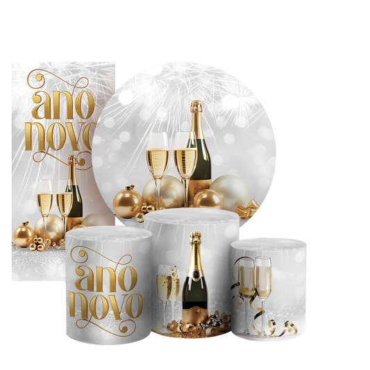 Arte Digital Painel de Festa - Ano Novo 805748