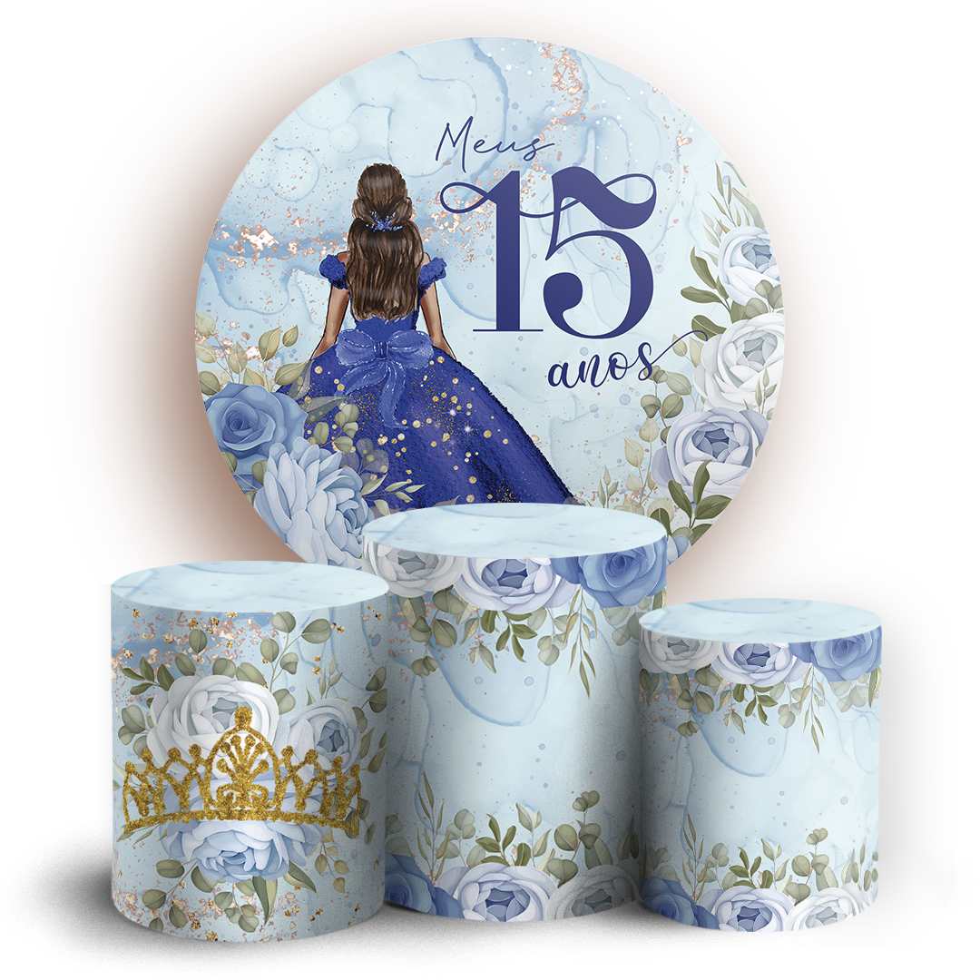 Arte Digital Painel de Festa - 15 Anos 805756