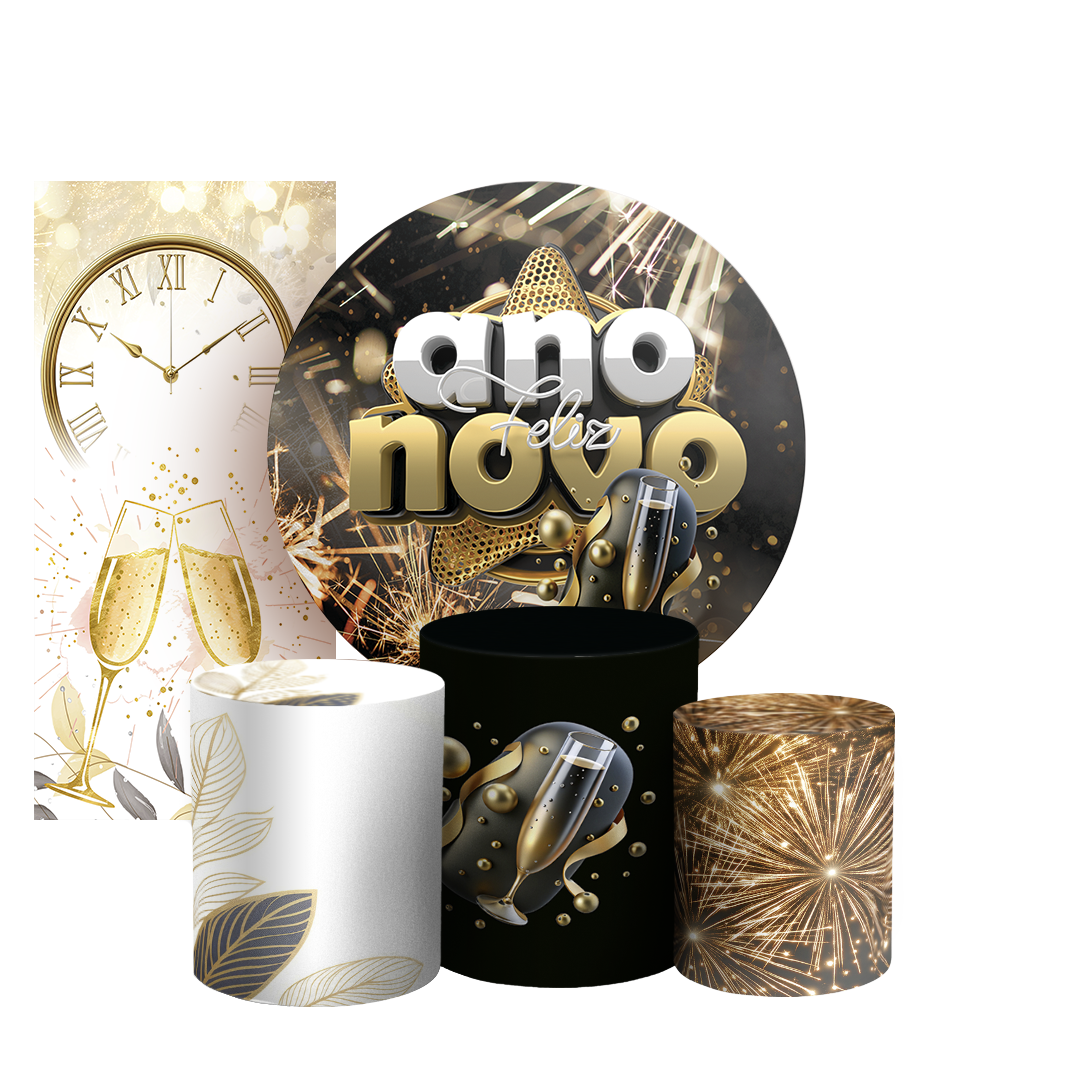 Arte Digital Painel de Festa - Ano Novo 805794