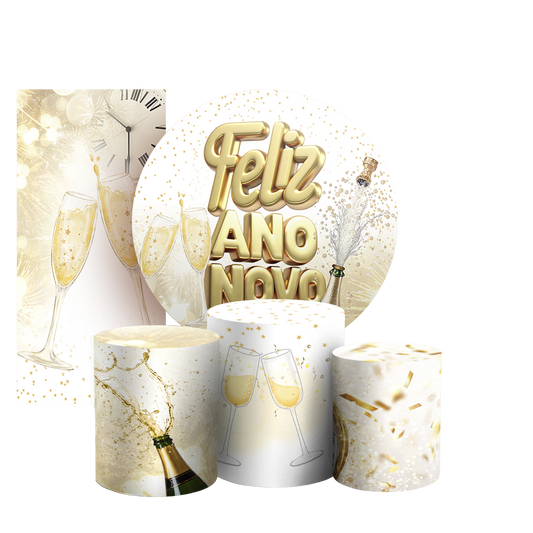 Arte Digital Painel de Festa - Ano Novo 805796