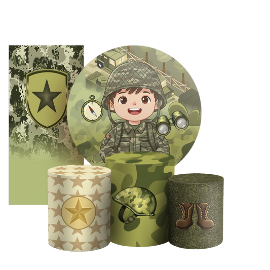 Arte Digital Painel de Festa - Exército 805805