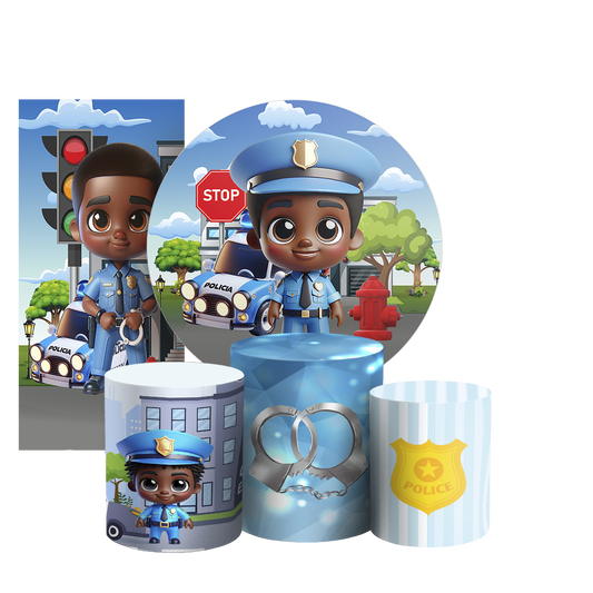 Arte Digital Painel de Festa - Polícia 805815