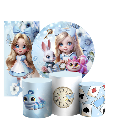 Arte Digital Painel de Festa - Alice 805837