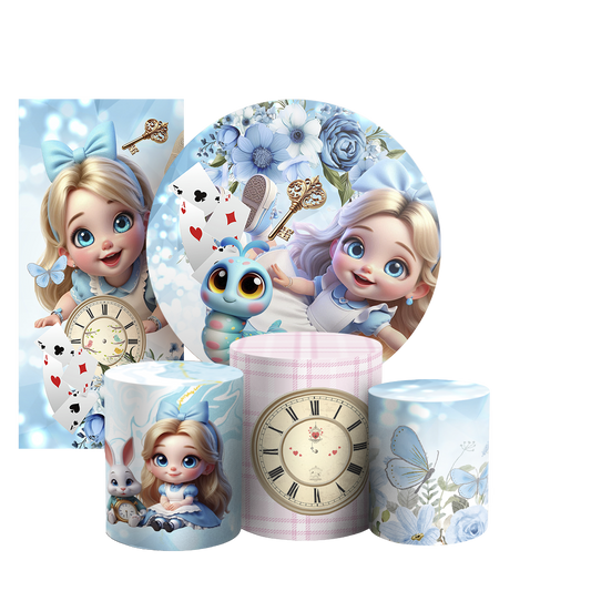 Arte Digital Painel de Festa - Alice 805838